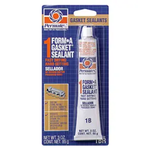 212 MAIN PERMTX-LOCKT 80008 Form A Gasket Sealer, No. 1 Hard Setting Sealant for Patch Repair, 3 Oz.