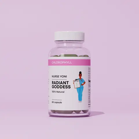 Radiant Goddess Chlorophyll Supplements by Nurse Yoni - Enhance Your Vitality and Inner Glow Naturally Healthcare Fitness