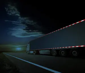 AllstarParts 20pcs 2"x12" Reflective Safety Tape DOT-C2 Approved Red/White Strips for Trucks Trailers Mailboxes High Visibility Adhesive Stickers