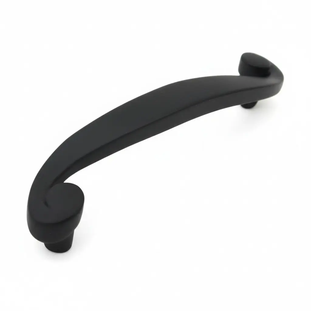 Cosmas 776FB Flat Black Swirl Cabinet Pull