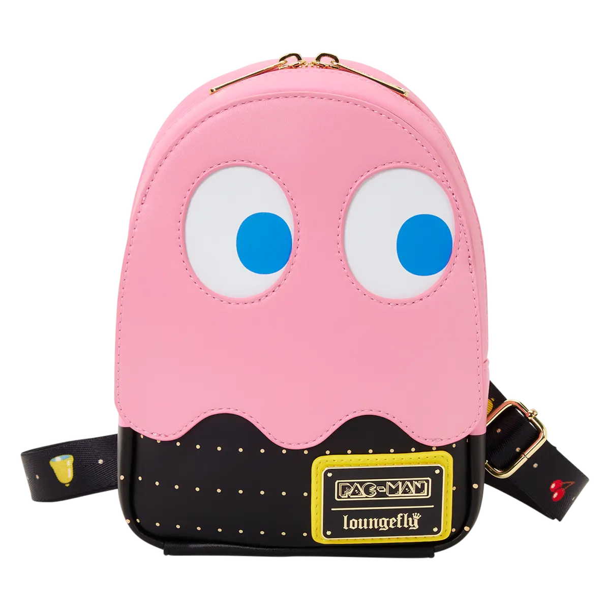 Pac-Man Pinky Ghost Glow Sling Crossbody Bag Pac-Man Pinky Ghost Glow Sling Crossbody Bag