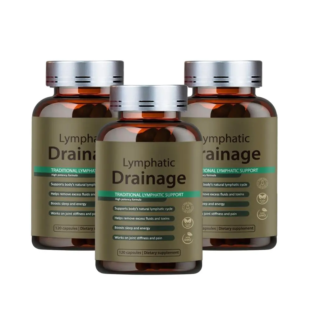 Sculptique Lymphatic Drainage Capsules - Supports Body's Natural Lymphatic Cycle Helps Remove Excess Fluids and Toxins - Supports Natural Lymphatic Cycle - Antioxidant & Detox Binder Supplement
