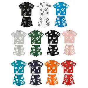 2024 Spring Summer Foam Kapok High Street Loose Street Shorts Men Trendy