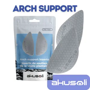 Akusoli | Arch Support Inserts for All Day | Comfort Arch Support | Premium Materials | Fits for All Shoes