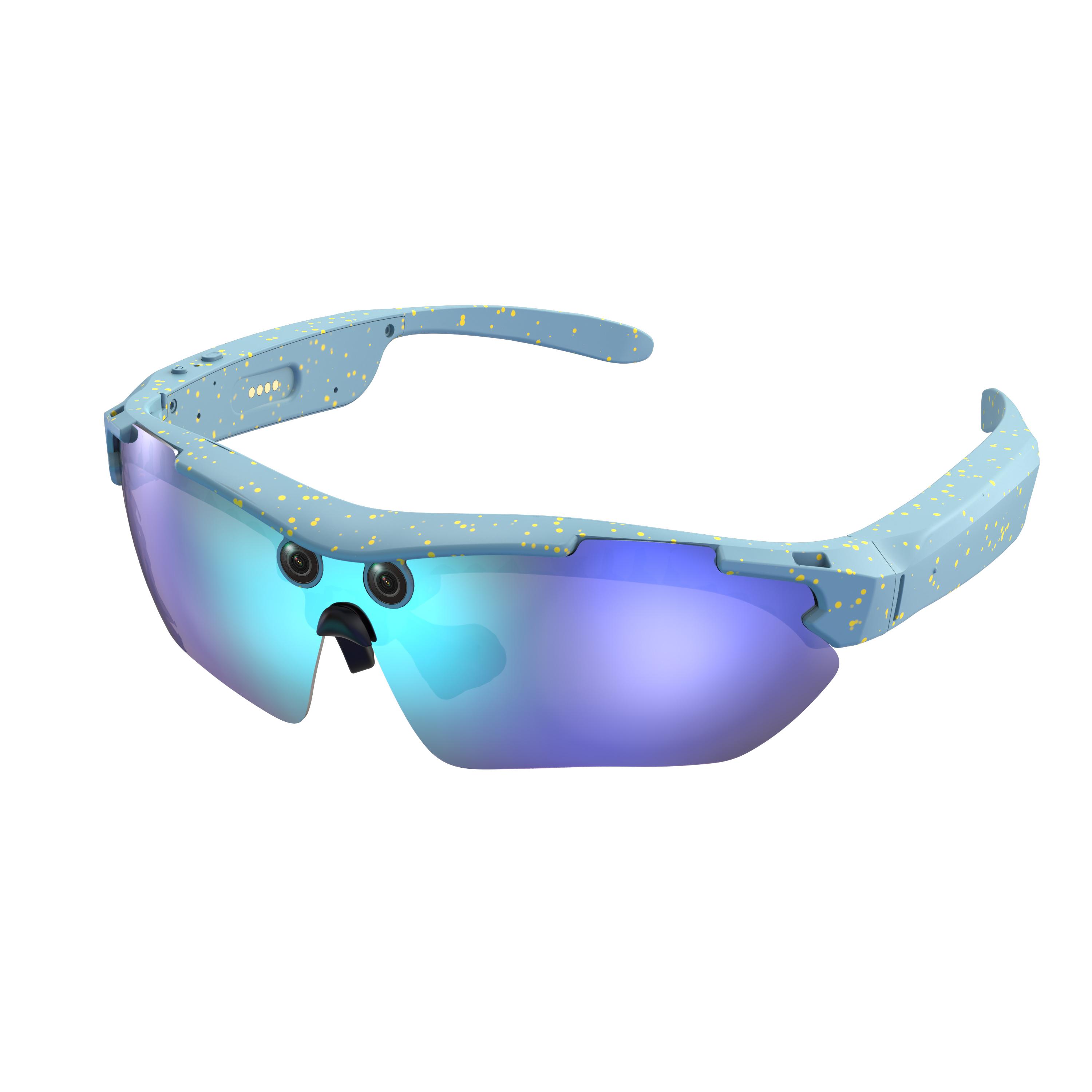 AI Smart Sports Camera Glasses: 2K Video/Photo + 260mAh Long Battery + HD Calls | Waterproof for Cycling/Skiing/Hiking | Easter gift