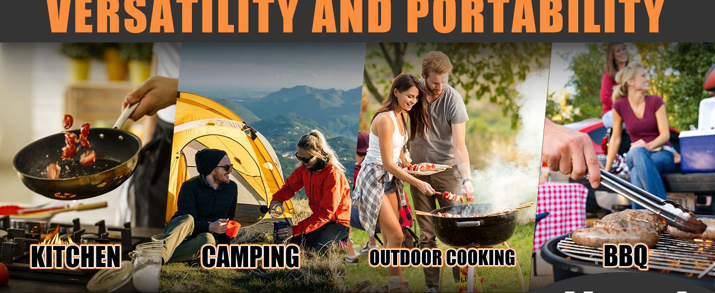 Huusk Folding Nakiri Knife with 440C Stainless Steel Blade, Wood Handle, Portable Kitchen Knife for BBQ, Outdoor ，BlackFriday  Christmas Gift