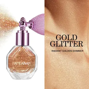 5PCS/1PCS  glitter brightening body glitter HANDAIYAN highlight spray glitter spray bottle highlight airbag spray bottle suitable for party makeup cosmetics brightening Cosmetic Makeup