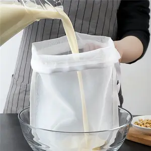 Garden Bee Honey Collection Filter Bag Reusable Food Strainer for Soymilk Juice Vegetable Fruit Pulp Separator