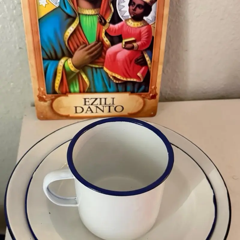 Enamel cup set Dantor- back ground image Not included