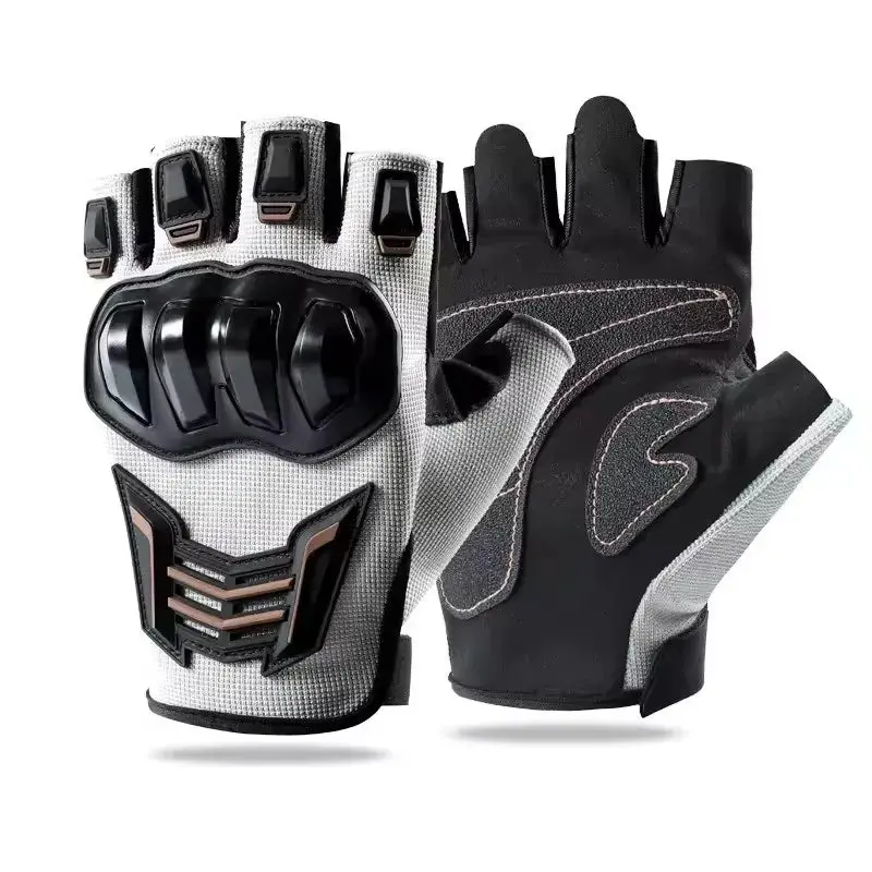 Breathable Motorcycle Gloves Half Finger