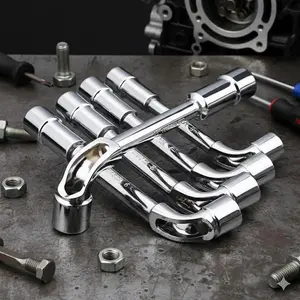 L-Type Dual-Head Extra Long Socket Wrench Set: 6-10mm Professional Automotive Tool Kit, Automotive Maintenance Tools, Tire Removal & Emergency Repair, Slip-Proof Industrial Socket Set for Car Maintenance, Garage & Mechanic Use