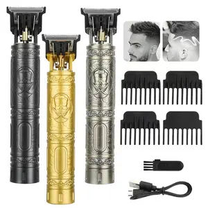 Professional Electric Carving Hair Clippers, Men's Hair Trimmer, Wireless Hair Clipper, USB Rechargeable Clipper, Smooth Cutting, Precision Blades, Beauty Set