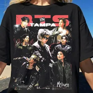 Bangtan Members Tampa Unisex Heavy Cotton Tee, Bangtan Concert World Tour Merch & Gift 2026, Bangtan 2026 Album Songs Concert Tee ECK VXG