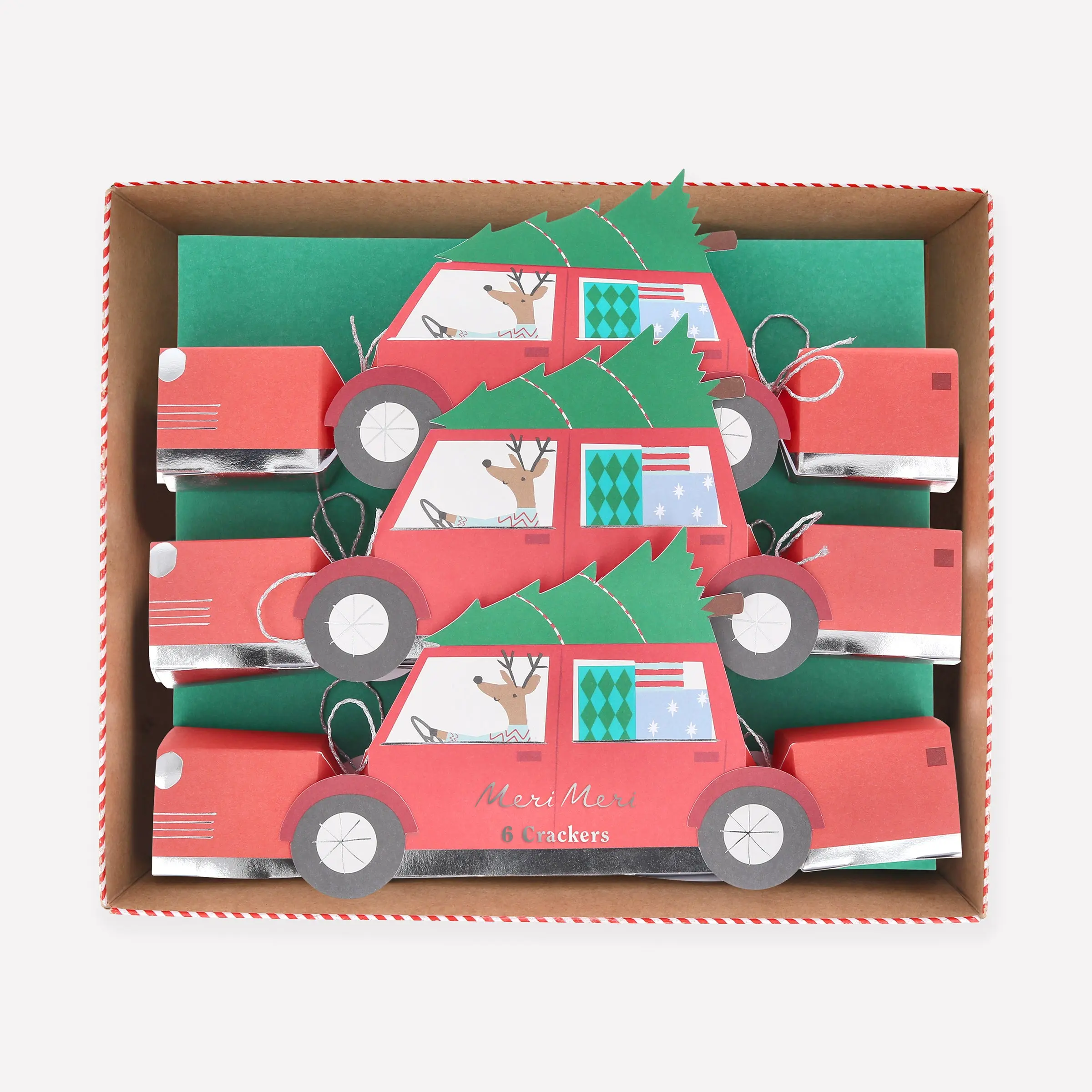 Reindeer In Car Crackers (x 6)