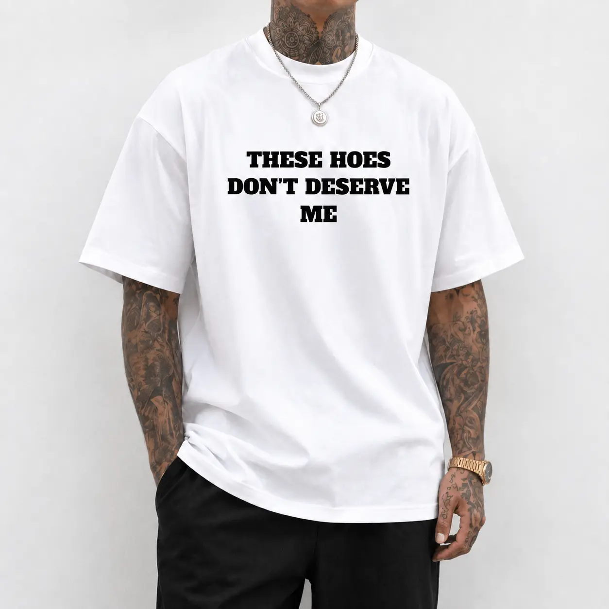 Men's Graphic T-Shirt in Soft CVC Cotton, Relaxed Fit Streetwear with Seamless Shoulders, Breathable Wrinkle-Resistant Menswear for All-Day Comfort
