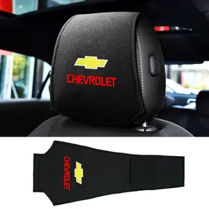 Car Headrest Cover for Chevrolet Copac, Wind, Aveo, Cruze, Malibu, Trax, Comfortable Neck Support Pillow Cushion, Interior Vehicle