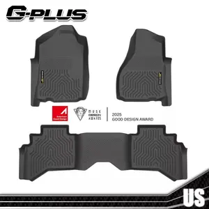 Fits 02-09 Dodge Ram 1500 2500 3500 Quad Cab TPE Floor Mats Liners 3D Molded TPE Car Truck