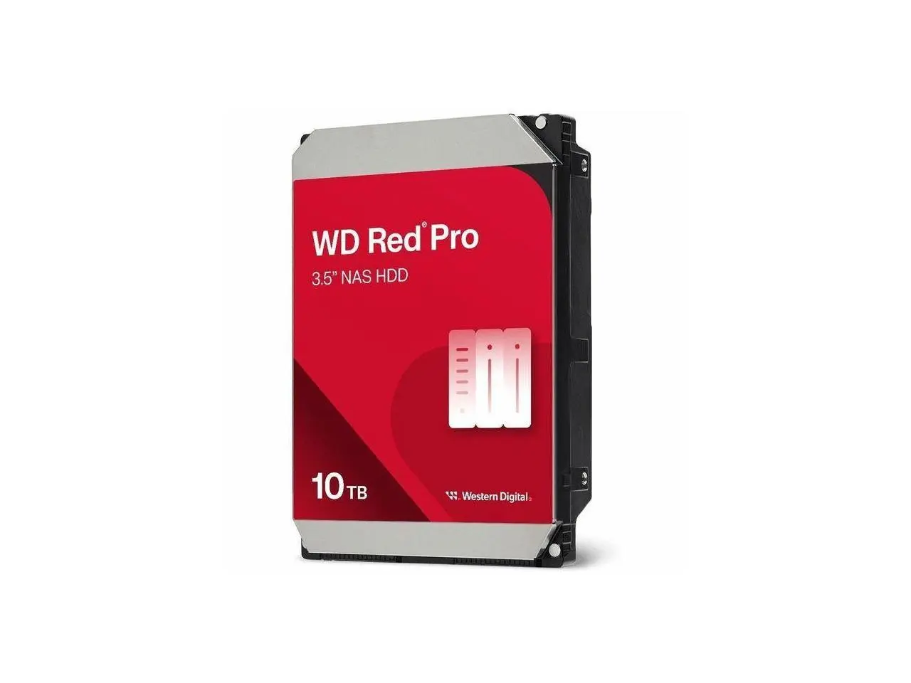 Western Digital 10TB WD Red Pro NAS Internal Hard Drive HDD - 7200 RPM, SATA 6 Gb/s, CMR, 512 MB Cache, 3.5" - WD103KFBX
