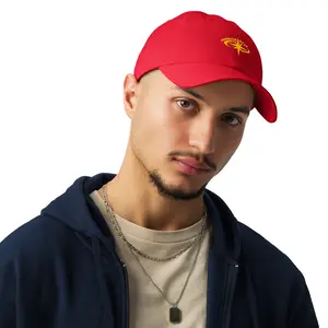 Under Armour® Universal Red Dad Hat - Classic 6-Panel Design with HeatGear® Sweatband & Adjustable Strap Closure