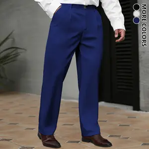 Men's dress pants / Men's slim-fit minimalist long pants / Men's casual long pants / Men's elegant formal trousers