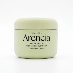 Arencia Fresh Green Rice Mochi Facial Cleanser (120g) - Nourishing, Hydrating Formula for Sensitive Skin, Supports Facial Cleansing and Radiant Complexion