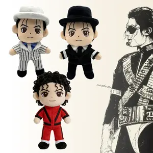 Movie Plush Doll Pop Music King Legend Singer and Dancer Soft Cute Plush Toy, Children Christmas Birthday Gift, Fun and Cozy Companion
