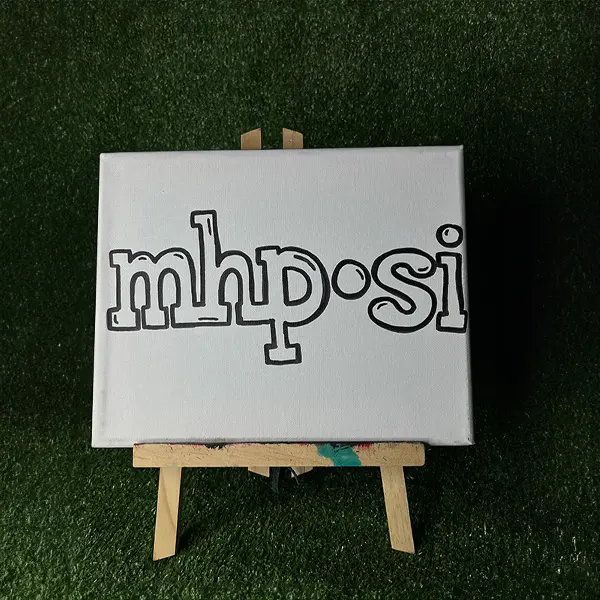 (2) MHP•SI Logo Free Hand Canvas - 8x10 size
