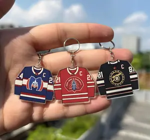 Heated Rivalry Hollanov Hockey Jersey Inspired Acrylic Keychains / Bag Charms, Shane And ILya Keychain, Hockey Romance Keychaiin
