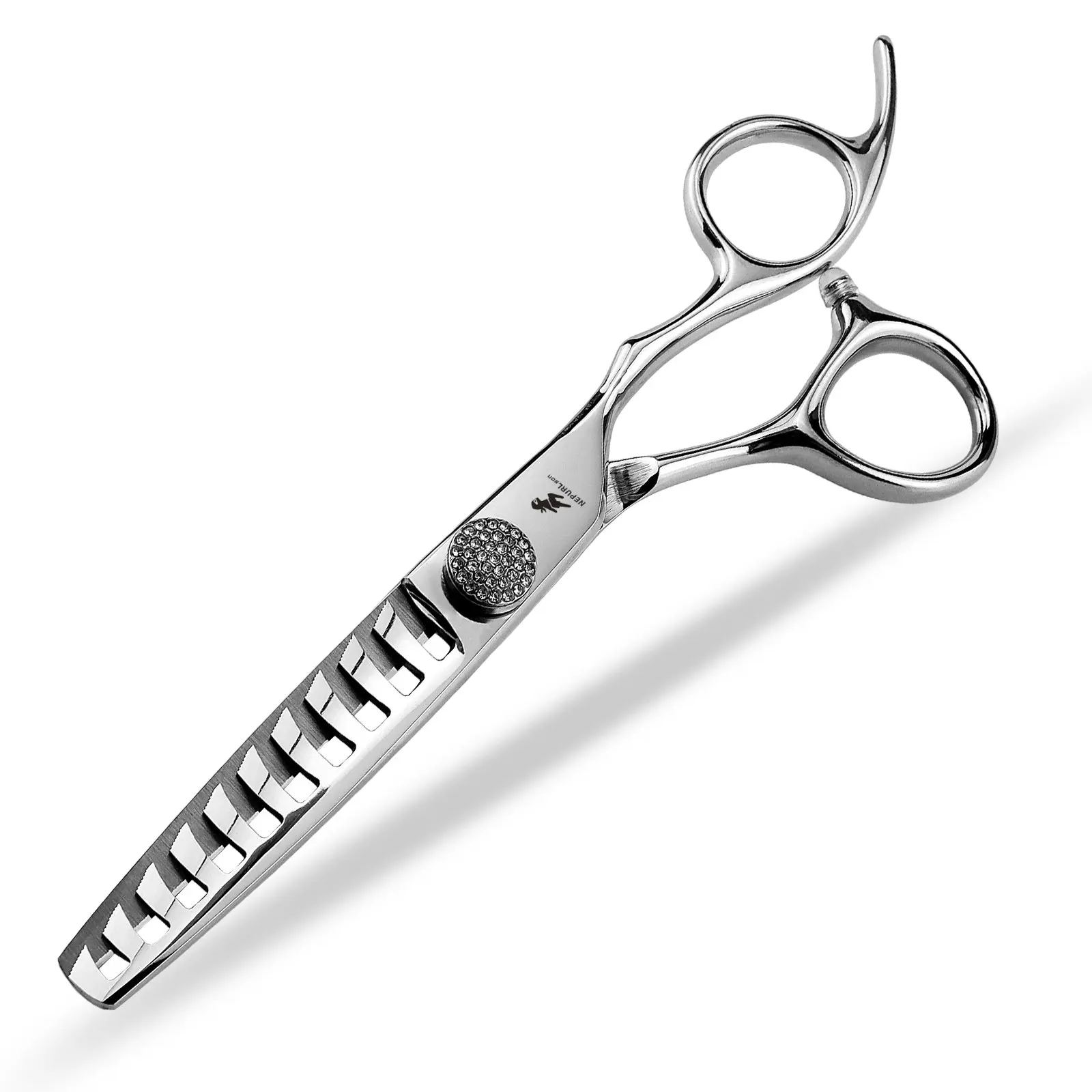 6.0-inch silver hair clipper thin scissors, household hair clipper, Reusable Barber Tool, Barber Equipment, ergonomically designed right-handed scissors, suitable for both men and women, Hair Cutting Accessories