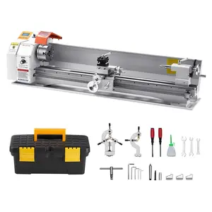 VEVOR Metal Lathe Machine, 8.7x 39 in, Precision Bench Power Metal Lathe, Automatic Feed, 0-2500 RPM Variable Speed, 1250W Brushless Motor, for Processing Precision Parts Soft Metals Wood Plastics