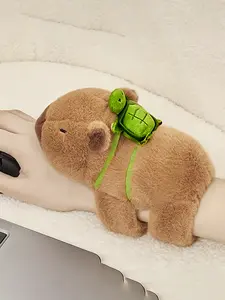 Cute Capybara Plush Keychain Kawaii, Soft and Adorable Plush Material, Unisex Bag and Key Decoration, Perfect Gift for Valentine's Day and Birthdays, Cute Soft Keychains, Fuzzy Keychain