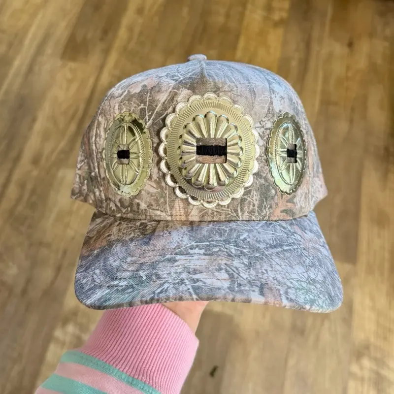 Camo Concho Trucker Hat