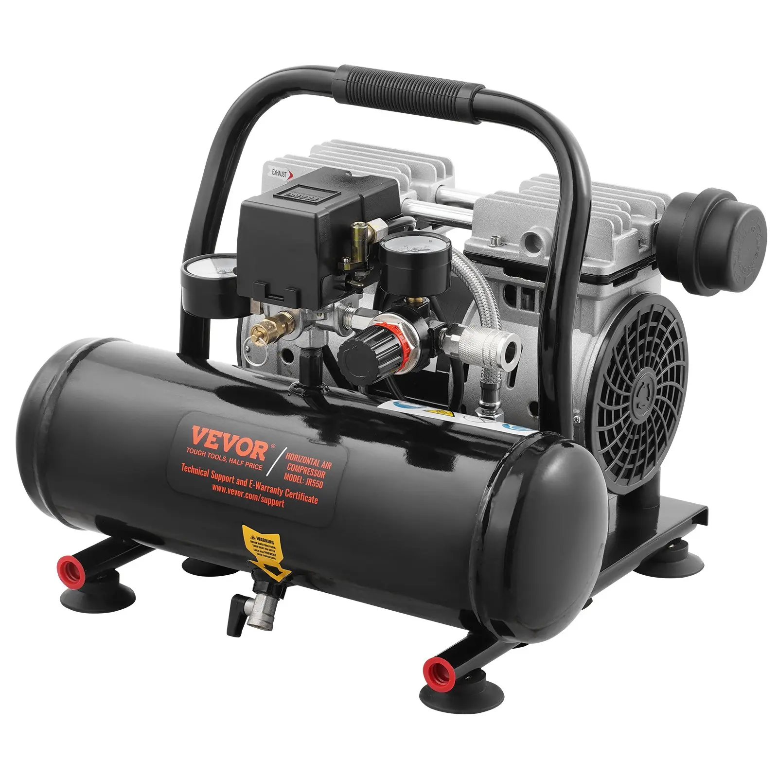 【Summerfinds】VEVOR Air Compressor Compact Portable Oil Free Compressor 1 Gallon 90PSI 【Summerfinds】VEVOR Air Compressor Compact Portable Oil Free Compressor 1 Gallon 90PSI