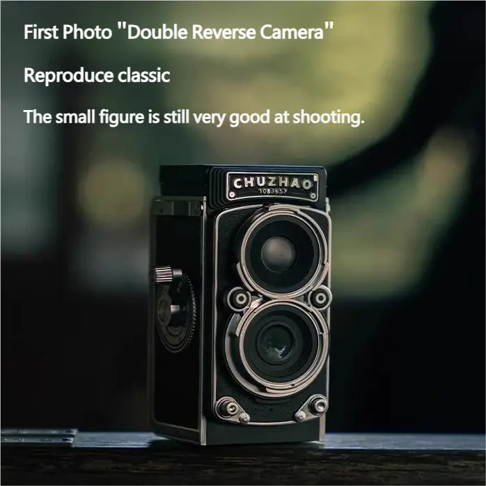 CHUZHAO Digital Camera, Vintage Point and Shoot with Autofocus Lens, Portable Compact Form for Beginners, 1080P Video, 16GB Card Included, Pocket Size, Retro, Unisex