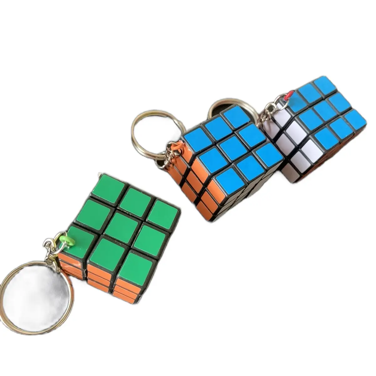 Hand made Rubiks cube keychain Hand made Rubiks cube keychain
