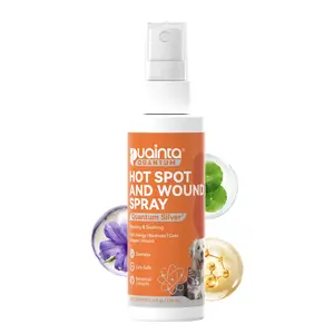Itch Relief Spray for Dogs and Cats - PUAINTA Quantum Silver Hot Spot Care for Scratching and Redness, Natural Plant Based Formula for Allergies and Wounds, Vet Recommended Quality, Made in USA #Summervibes #petlovers