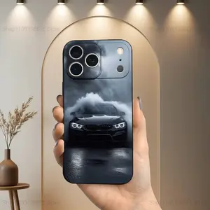 Cool Sports B-Bmw-ES Car Phone Case For iPhone 17,16,15,14,13,12,11 Plus,Pro Max,XS,X,XR,SE,Mini,8,7,Soft Silicone Black Cover