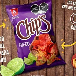Crunchy Fuego Spicy Puffed Chips, 170g Ambient Snacks, Ready-to-Eat Snacks