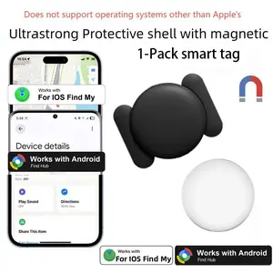 1/3/5pcs Dual System Global Tracker for Apple and Android, Magnetic Case, No Monthly Fee, Rechargeable Battery, for Car, Bike, Motorcycle, Backpack, Luggage