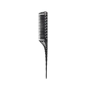 L'ANGE HAIR - Carbon Fiber Teasing Pin Tail Comb, Heat Resistant Frizz Control Tool for Backcombing, Root Tease & Full Volume Hair Styling, Sky-High Lift