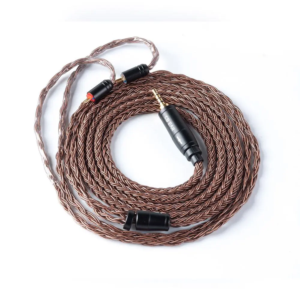 16 Core Upgrade HiFi in Ear Monitor Replacement TRS Cable, Pure Copper Extension Cable with 0.78mm 2 Pin for AS10 ZS10 ZST C10 ZS10 PRO X, Audio, Headphone Jack