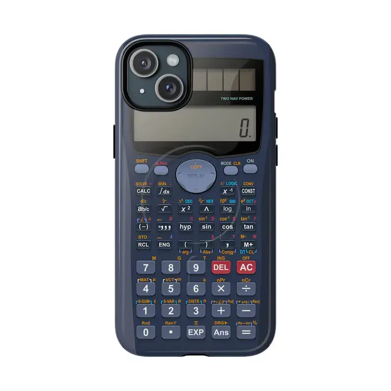 Vintage Calculator Magnetic Phone Case Cover for iphone 17 phone case 16 pro max 15 Plus 14 13 12 11 and Samsung S26Ultra S25Plus S24 S23 S22 Cute,clear,military-grade,high-end,durable,shockproof,and drop-resistant 2-in-1 glossy phone case