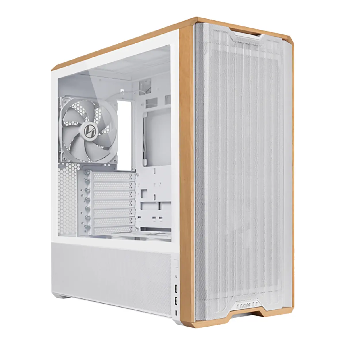 Lian-Li LANCOOL 217 Tempered Glass E-ATX Mid-Tower Computer Case, Modern, E-Atx Boards