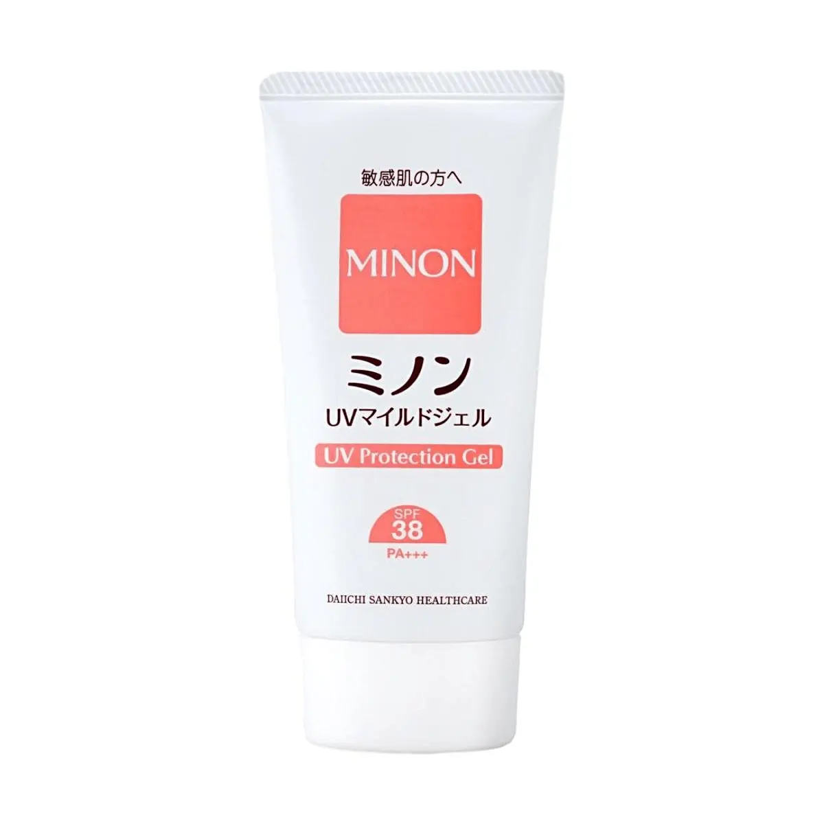 MINON UV Gentle Sunscreen Gel SPF38 PA+++ 70g by DAIICHI SANKYO - Low Irritation, Kid-Friendly Sun Protection