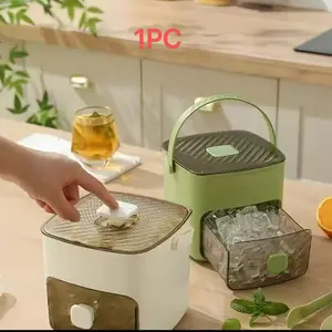Portable 48-Cube Ice Maker Mold, Food-Grade Large Capacity Ice Tray, Easy Press Ice Cube Mold, Home Use Ice Making Tool