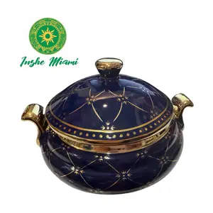 GREEN POUCH WITH PEARLS 5”