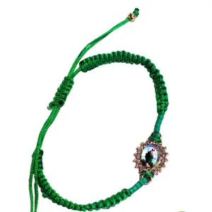 Saint Jude Bracelet Catholic Green Handmade String Bracelet Faith Wear Jewelry San Judas Bracelets