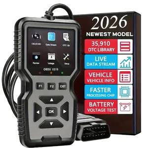 2026 Newest OBD2 Scanner - Professional Car Code Reader with Full OBDII Modes, Battery Test & 35,901 DTC Library, Diagnostic Tool for All 1996+ Vehicles