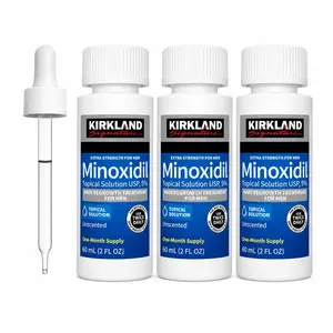 Kirkland Signature Minoxidil 5% for Men Extra Strength Hair Loss & Regrowth Treatment 6-Month 12 Fl Oz with Precision Dropper Applicator Dermatologist Recommended