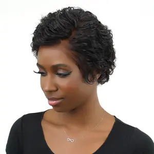 Dultev 13x6 Wear Go Pixie Cut Wigs 007 for Women 180% Density Glueless Lace Front Layered Luxury Beauty Curly HD Human Hair Wig#SummerVibes summerwins